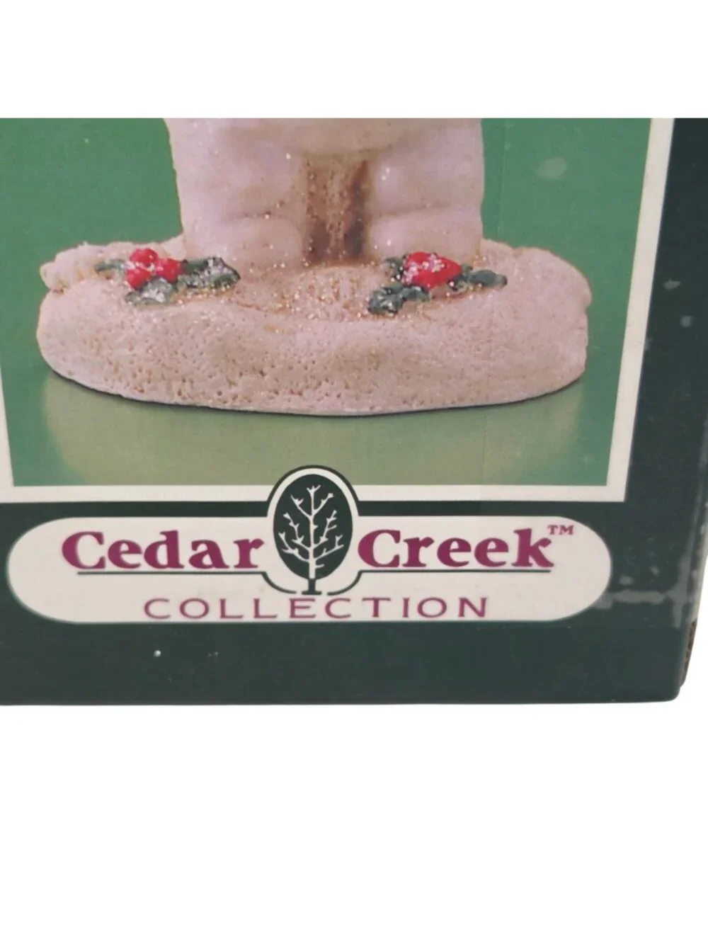 Cedar Creek Collectible Snowman Trio Figurine Box Holiday Decor Christmas